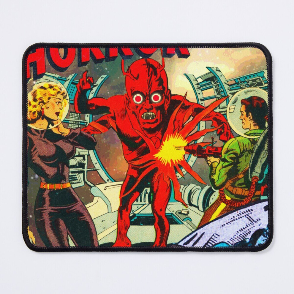 Mouse Pad Retro Space Horror 07 11.8 X 9.8 Inch Computer Mat Gaming Office Mousepad 7802738169645