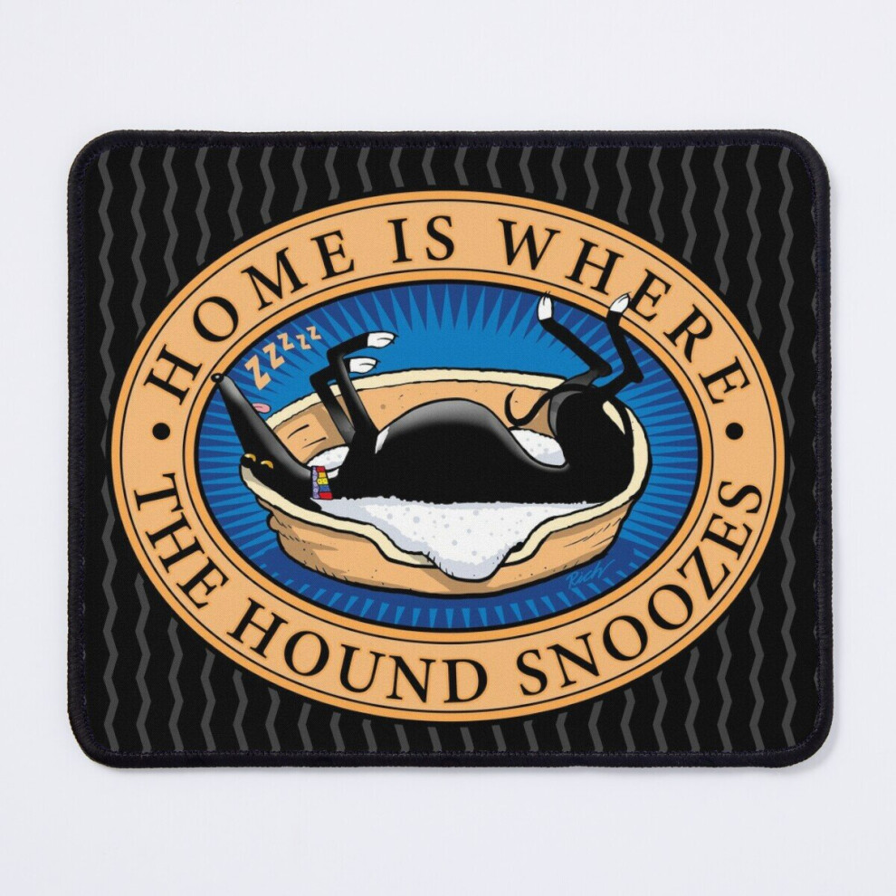 Mouse Pad Home Is Where The Hound Snoozes 11.8 X 9.8 Inch Computer Mat Gaming Office Mousepad 7802738110593