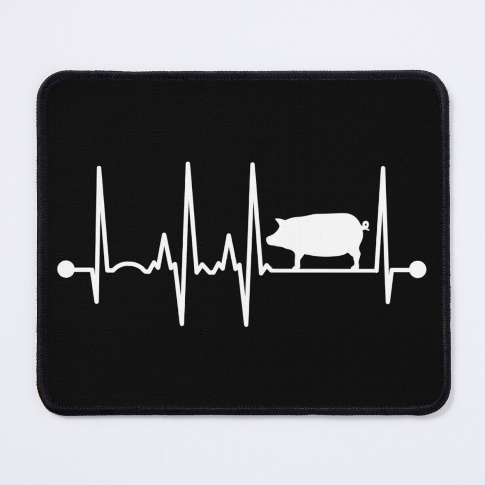 Mouse Pad Pig Heartbeat 11.8 X 9.8 Inch Computer Mat Gaming Office Mousepad 7802738190496