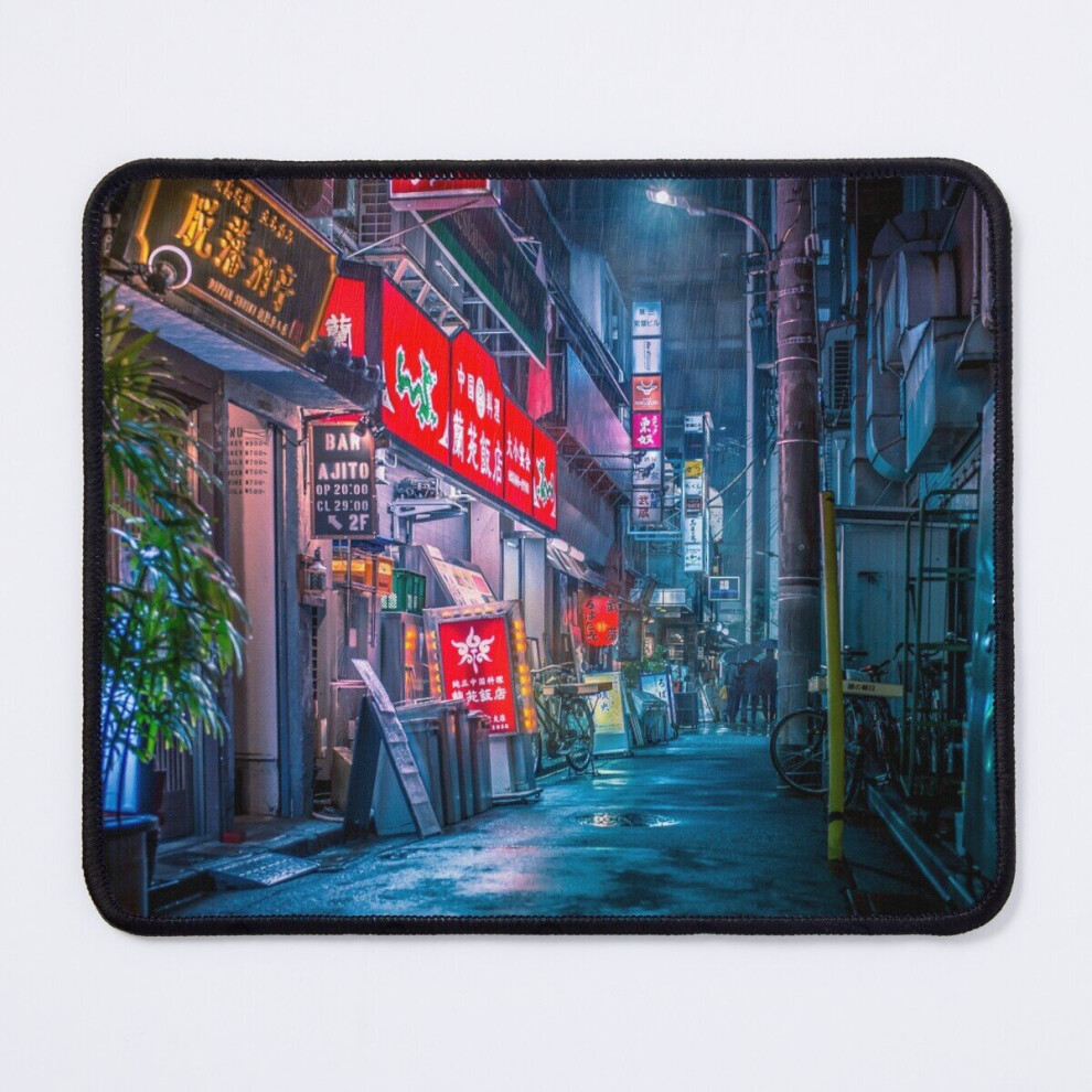 Mouse Pad Heavy Rain Over Neo Tokyo 11.8 X 9.8 Inch Computer Mat Gaming Office Mousepad 7802738111330