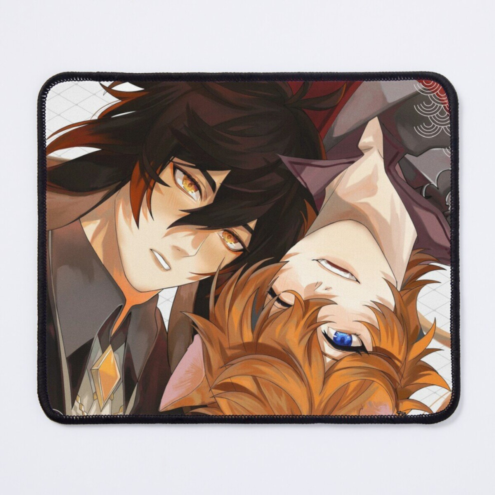 Mouse Pad Zhongli And Tartaglia 11.8 X 9.8 Inch Computer Mat Gaming Office Mousepad 7802738178326