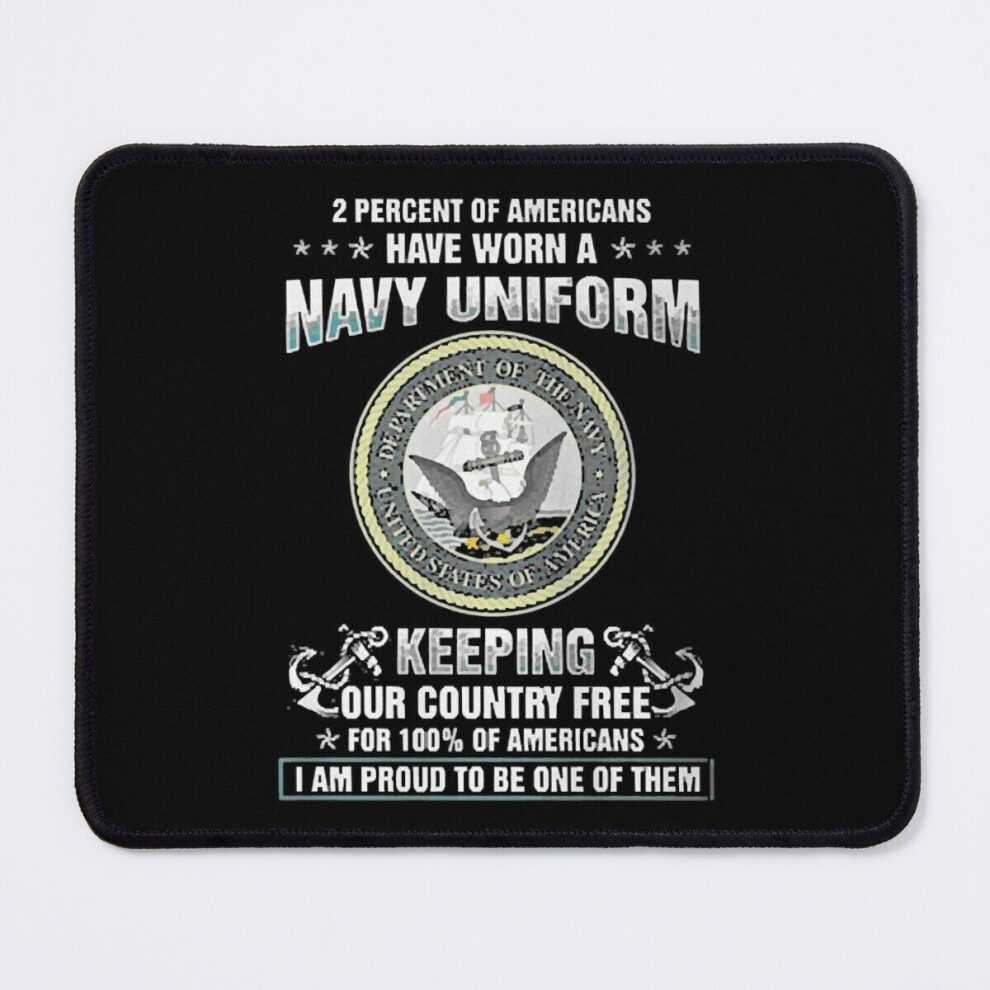 Mouse Pad Proud Us Navy Veteran 11.8 X 9.8 Inch Computer Mat Gaming Office Mousepad 7802738164398