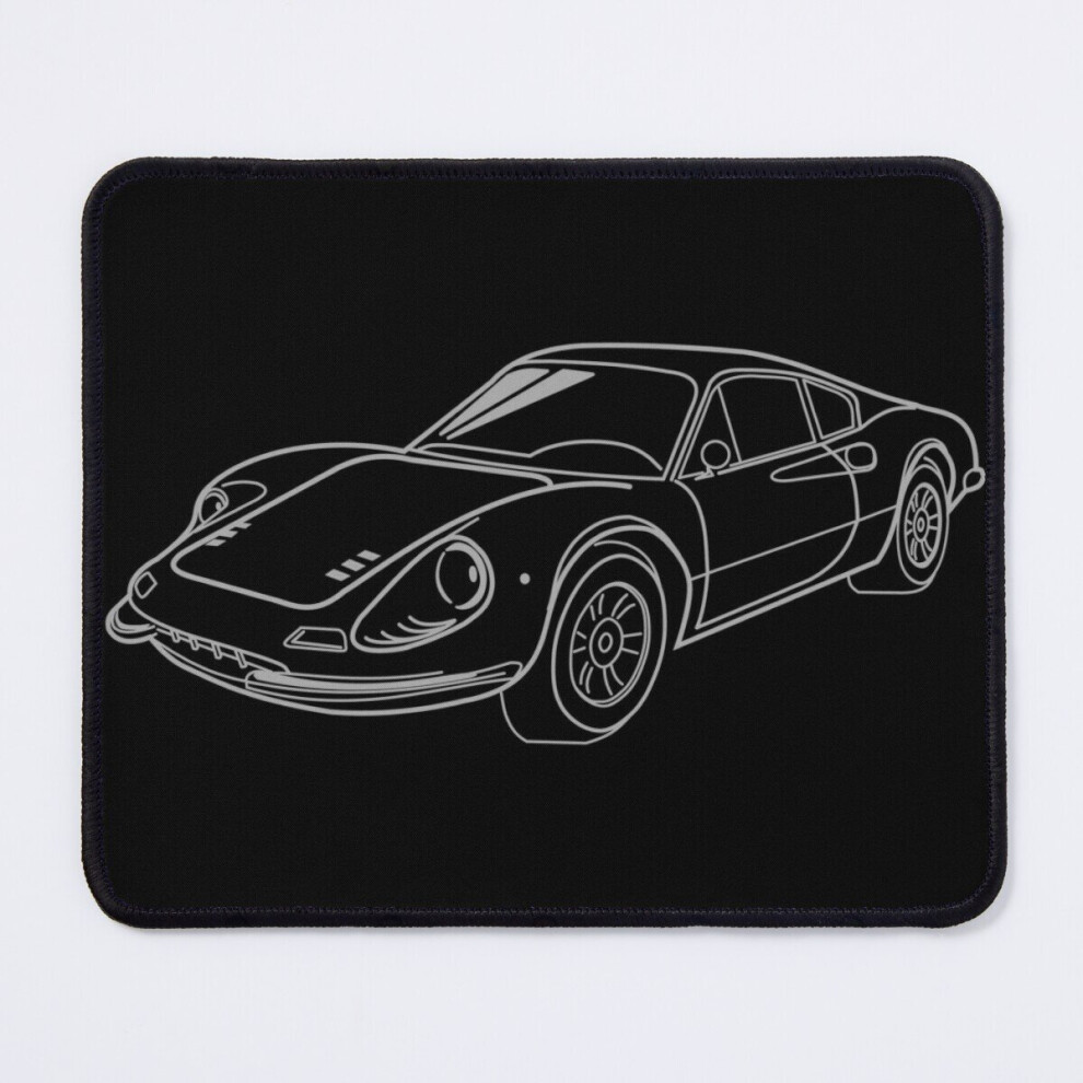 Mouse Pad Ferrari Dino 246 Gt 11.8 X 9.8 Inch Computer Mat Gaming Office Mousepad 7802738155907