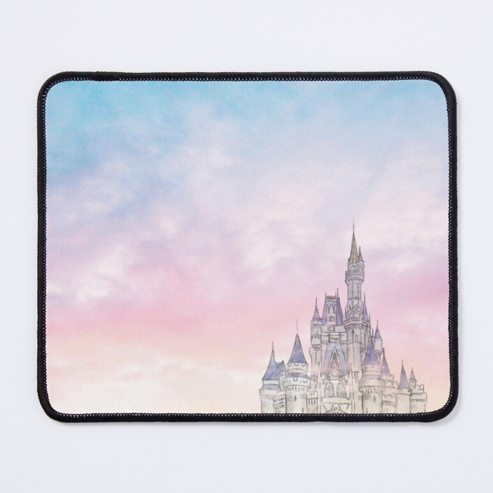 Mouse Pad Watercolor Castle And Sky 11.8 X 9.8 Inch Computer Mat Gaming Office Mousepad 7802738198874