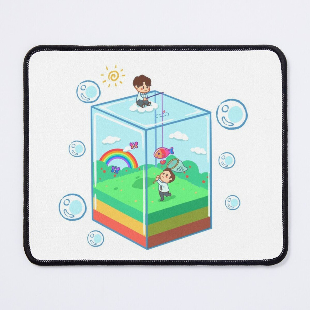 Mouse Pad Fish Upon The Sky Sticker 11.8 X 9.8 Inch Computer Mat Gaming Office Mousepad 7802738196139