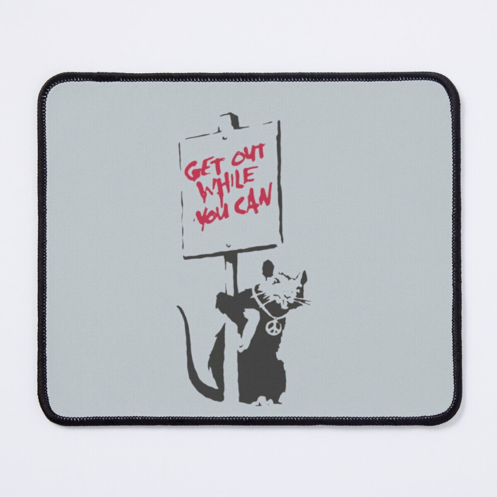 Mouse Pad Banksy Art Rat 11.8 X 9.8 Inch Computer Mat Gaming Office Mousepad 7802738136272