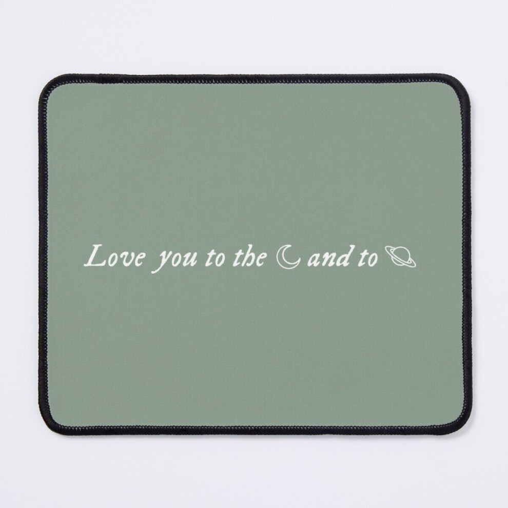 Mouse Pad Love You To The Moon And To Saturn 11.8 X 9.8 Inch Computer Mat Gaming Office Mousepad 7802738126242