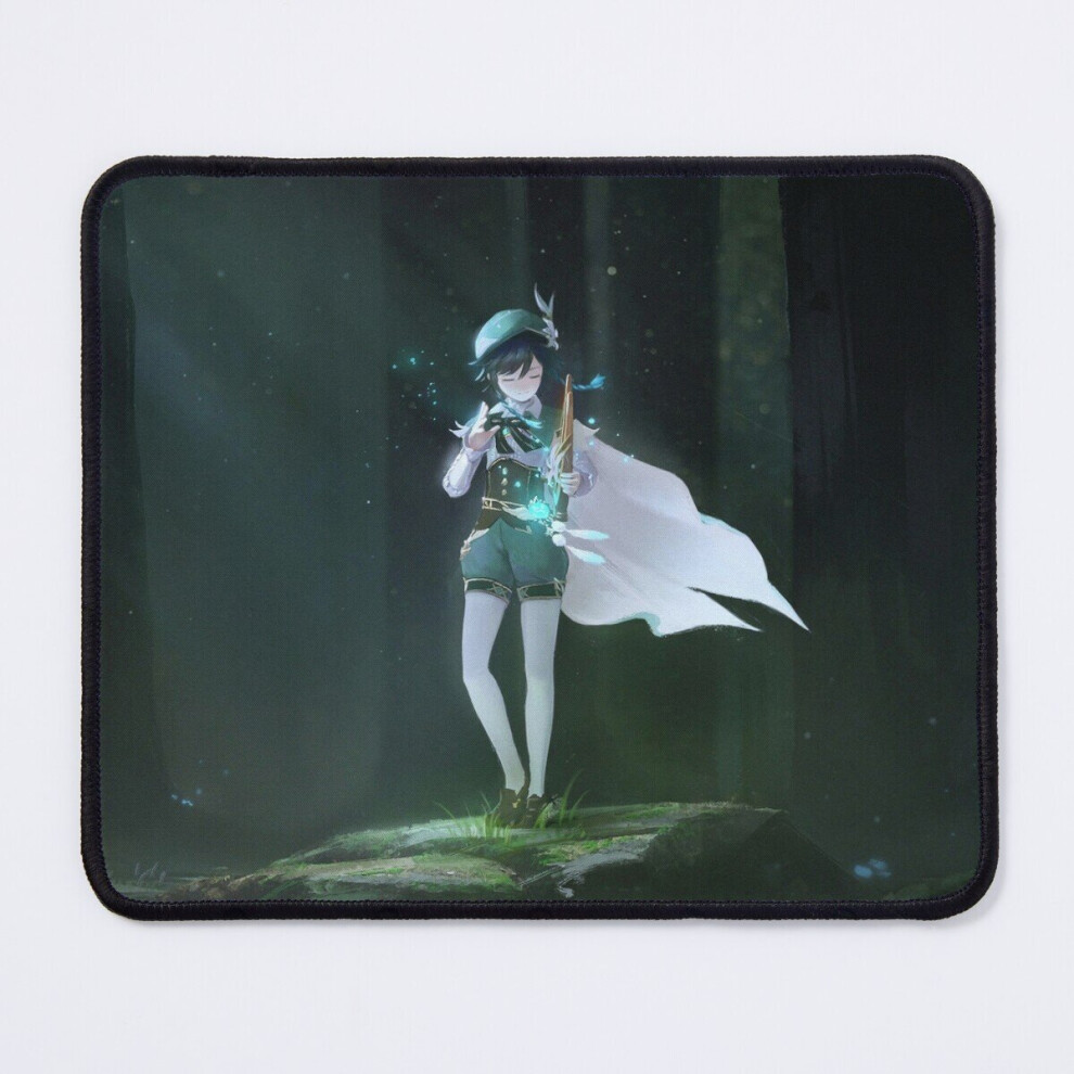 Mouse Pad Venti Genshin Impact 11.8 X 9.8 Inch Computer Mat Gaming Office Mousepad 7802738205343