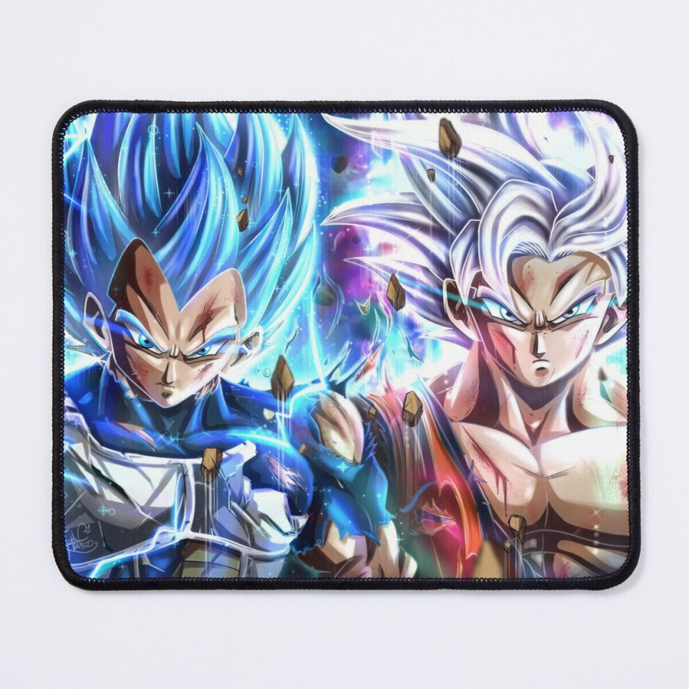 Mouse Pad Vegeta And Goku Power Up 11.8 X 9.8 Inch Computer Mat Gaming Office Mousepad 7802738109443