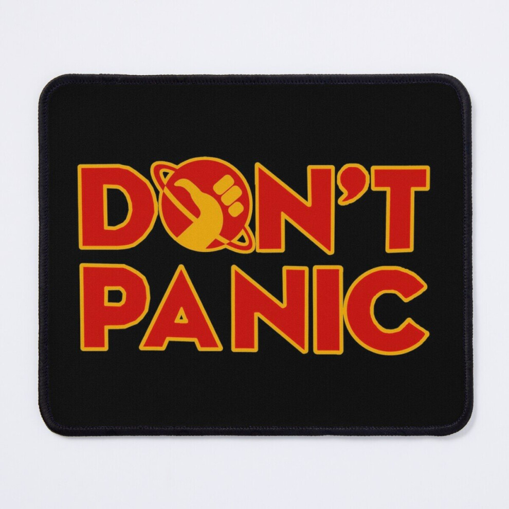 Mouse Pad Don't Panic The Hitchhiker's Guide To The 11.8 X 9.8 Inch Computer Mat Gaming Office Mousepad 7802738121278