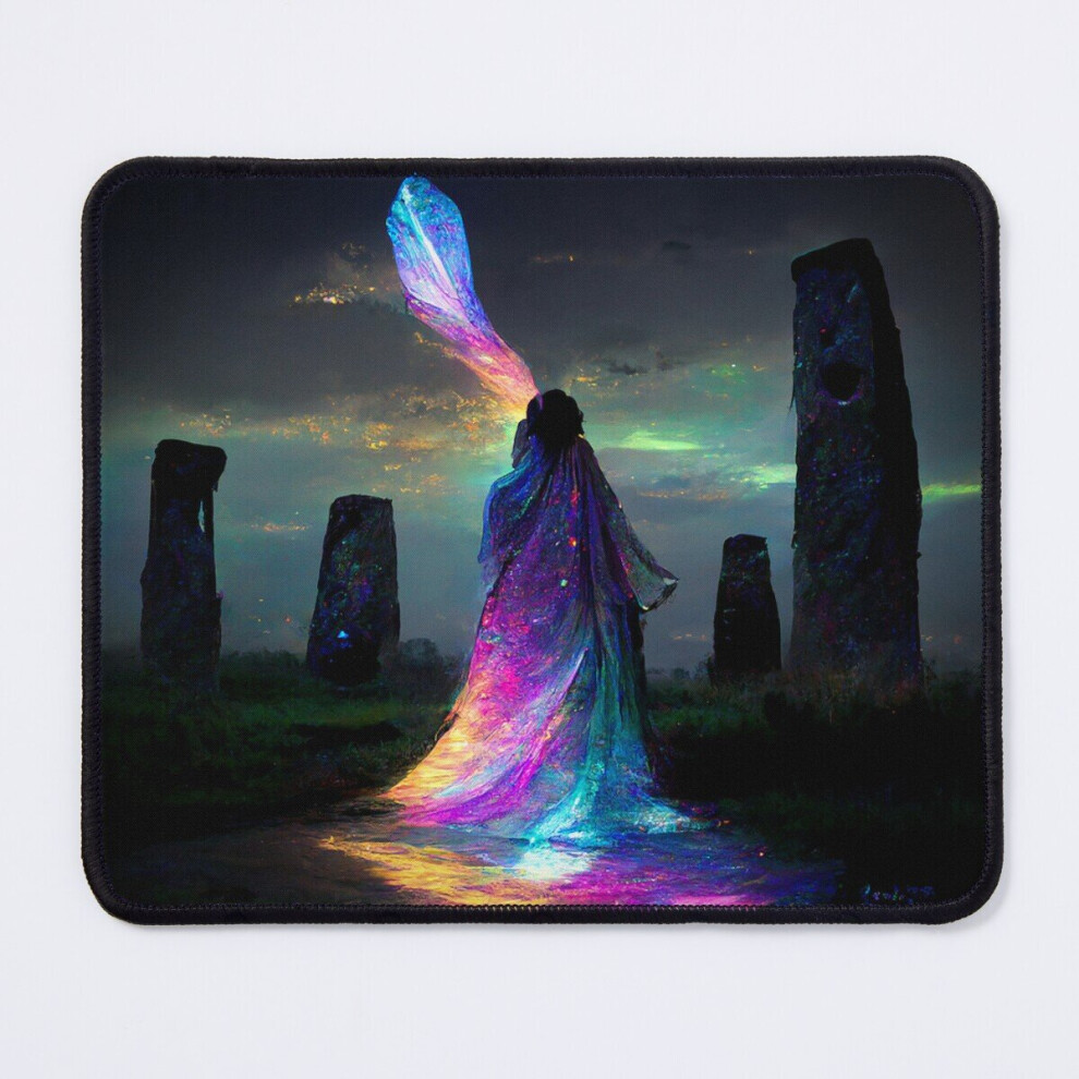 Mouse Pad Iridescent Energy Fairy Amongst Ancient Standing Stones 1 11.8 X 9.8 Inch Computer Mat Gaming Office Mousepad 7802738158724