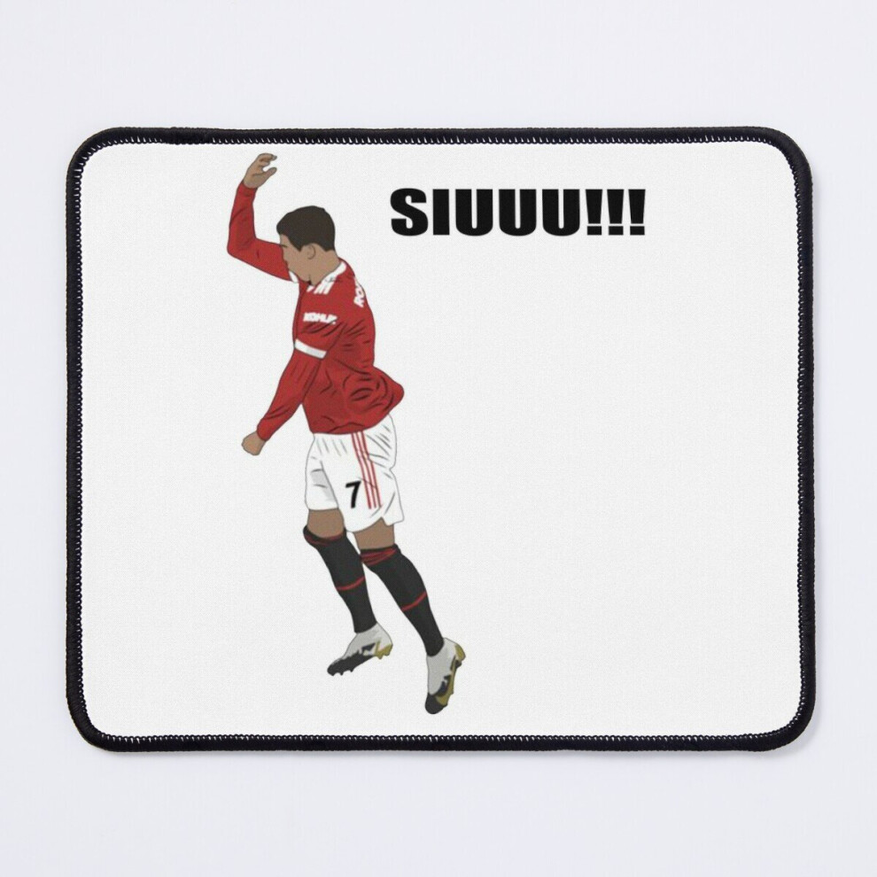 Mouse Pad Cristiano Ronaldo Siuuu 11.8 X 9.8 Inch Computer Mat Gaming Office Mousepad 7802738123685