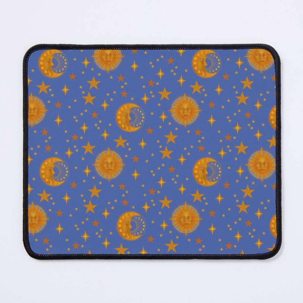Mouse Pad Bohemian 90'S Sun And Moon Celestial Pattern 11.8 X 9.8 Inch Computer Mat Gaming Office Mousepad 7802738184792