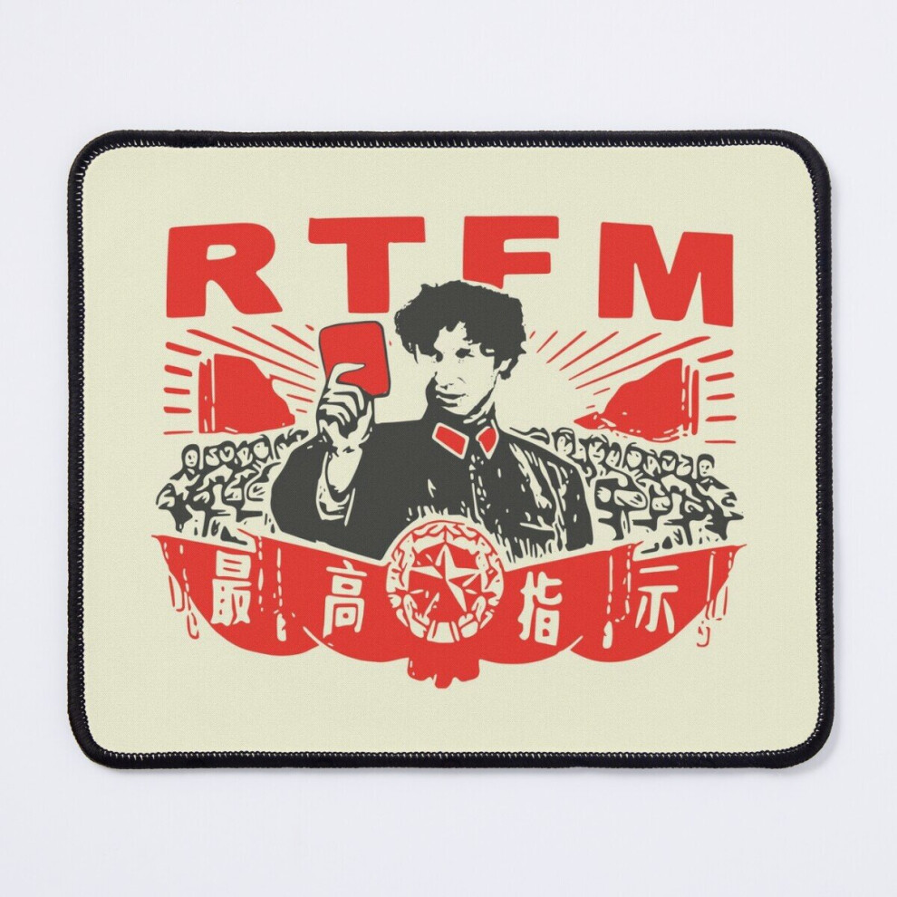 Mouse Pad Rtfm - Rtfm, It Crowd Roy 11.8 X 9.8 Inch Computer Mat Gaming Office Mousepad 7802738118728