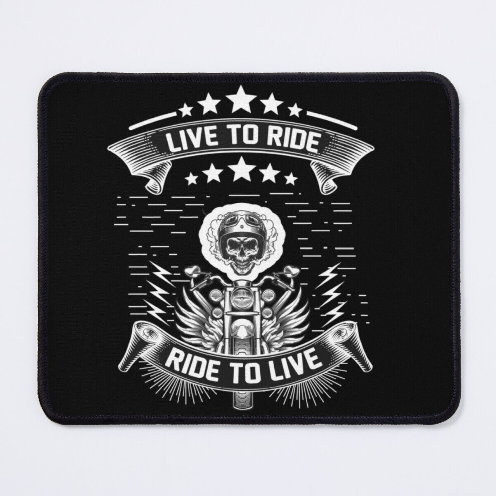 Mouse Pad Live To Ride Ride To Live 11.8 X 9.8 Inch Computer Mat Gaming Office Mousepad 7802738196498