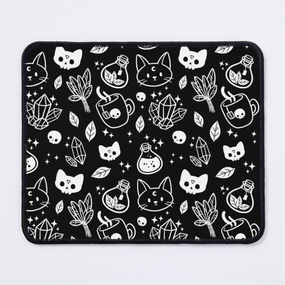 Mouse Pad Herb Witch And Nikury 11.8 X 9.8 Inch Computer Mat Gaming Office Mousepad Black/White 7802738143331