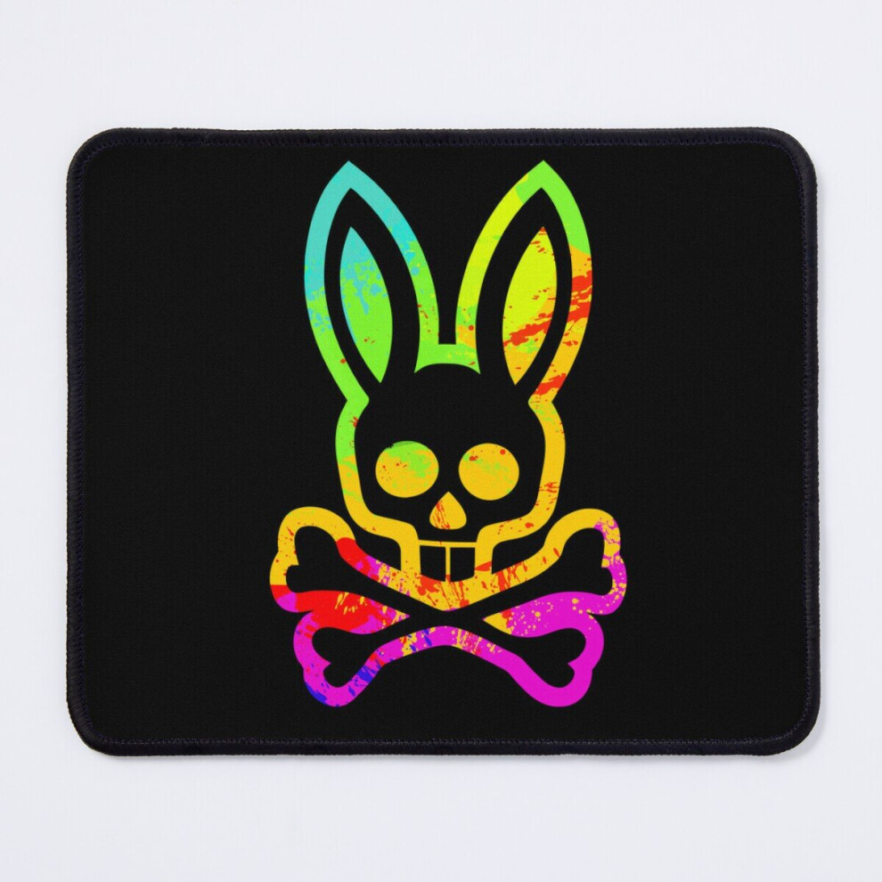 Mouse Pad Psychedelic Bunny Psycho 11.8 X 9.8 Inch Computer Mat Gaming Office Mousepad 7802738158687