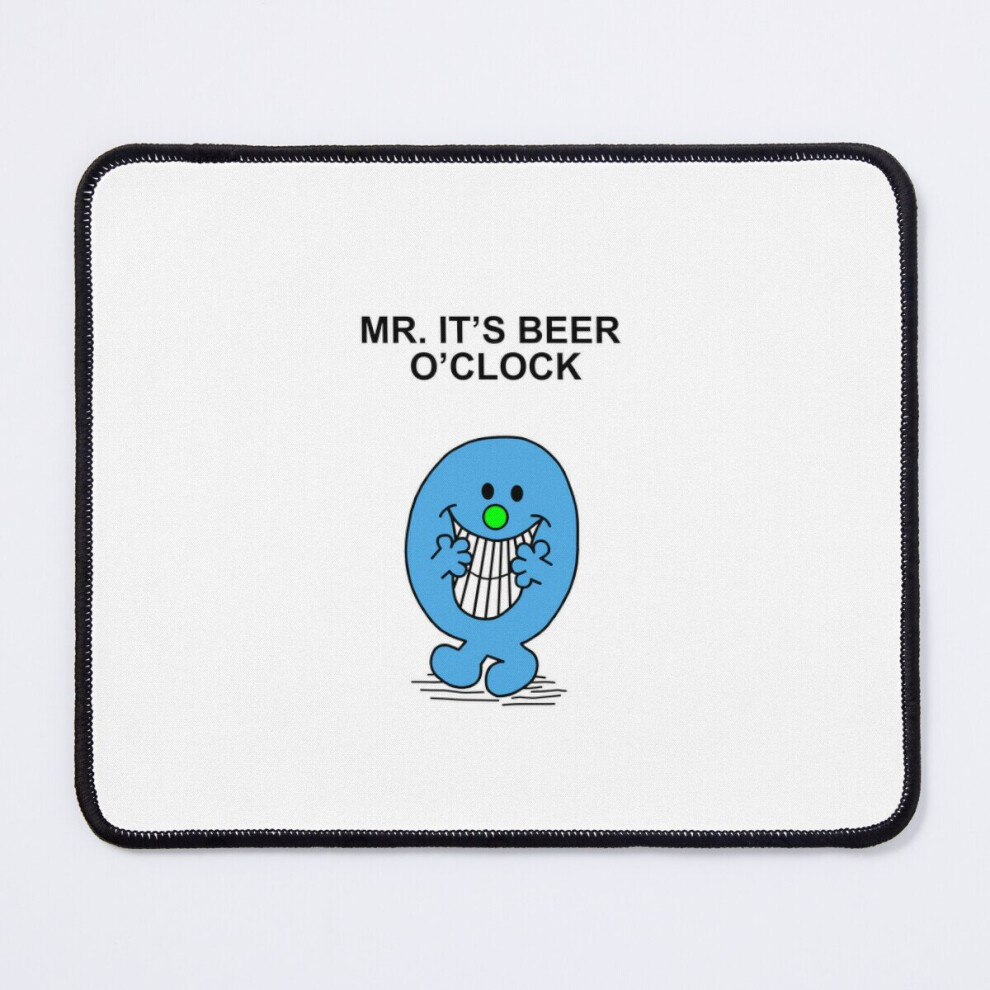 Mouse Pad Mr. Its Beer Oclock 11.8 X 9.8 Inch Computer Mat Gaming Office Mousepad 7802738168334