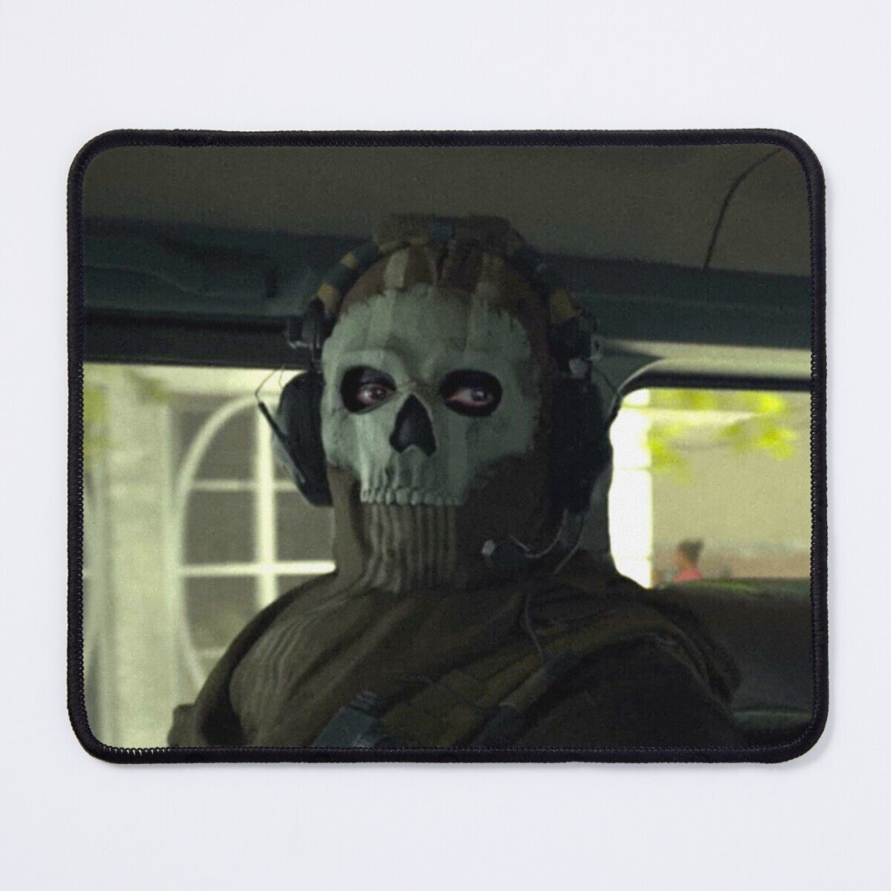 Mouse Pad Cod Mw2 Ghost Staring Meme High Quality 11.8 X 9.8 Inch Computer Mat Gaming Office Mousepad 7802738136302