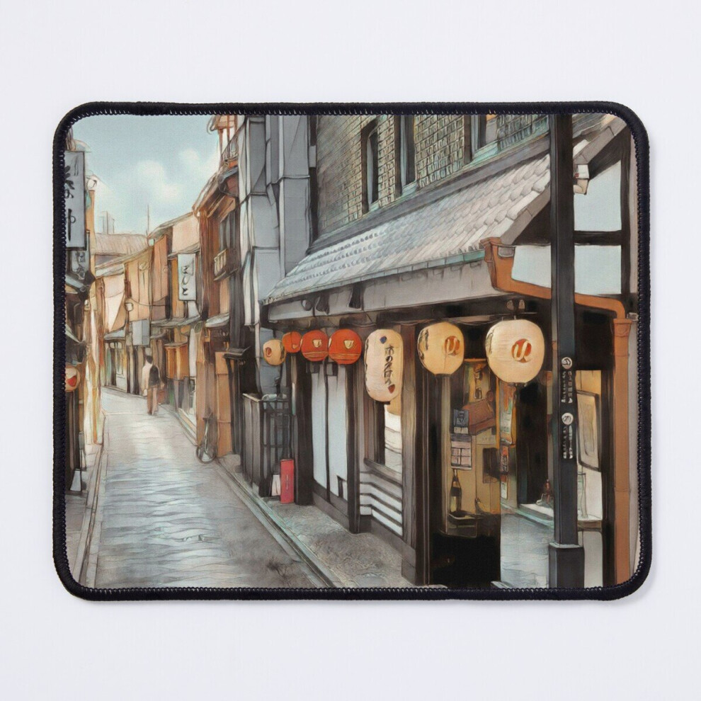 Mouse Pad Streets Of Japan Watercolor 11.8 X 9.8 Inch Computer Mat Gaming Office Mousepad 7802738154368