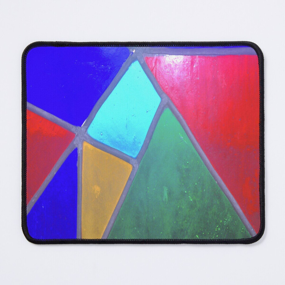 Mouse Pad Stained Glass Geometry 11.8 X 9.8 Inch Computer Mat Gaming Office Mousepad 7802738133745