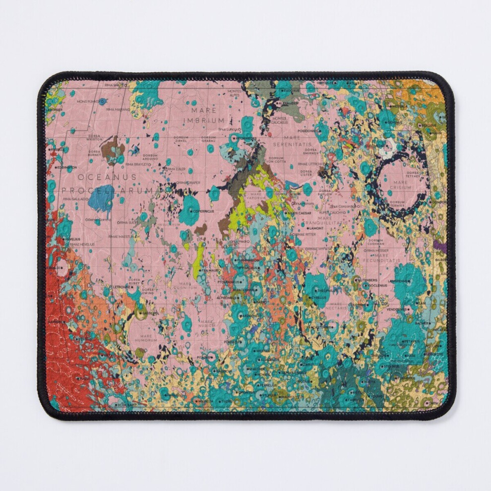 Mouse Pad Geology Of The Moon 11.8 X 9.8 Inch Computer Mat Gaming Office Mousepad 7802738123753