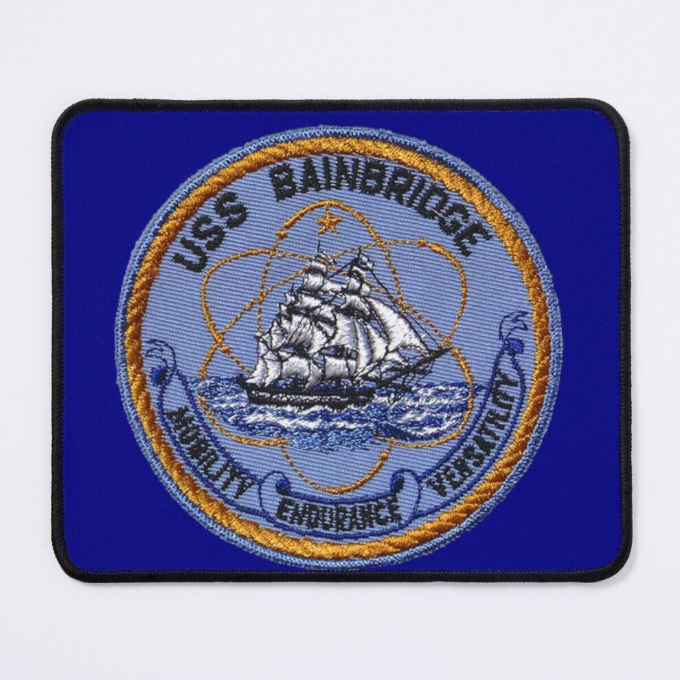 Mouse Pad Uss Bainbridge (Cgn-25) Ship's Store 11.8 X 9.8 Inch Computer Mat Gaming Office Mousepad 7802738197105