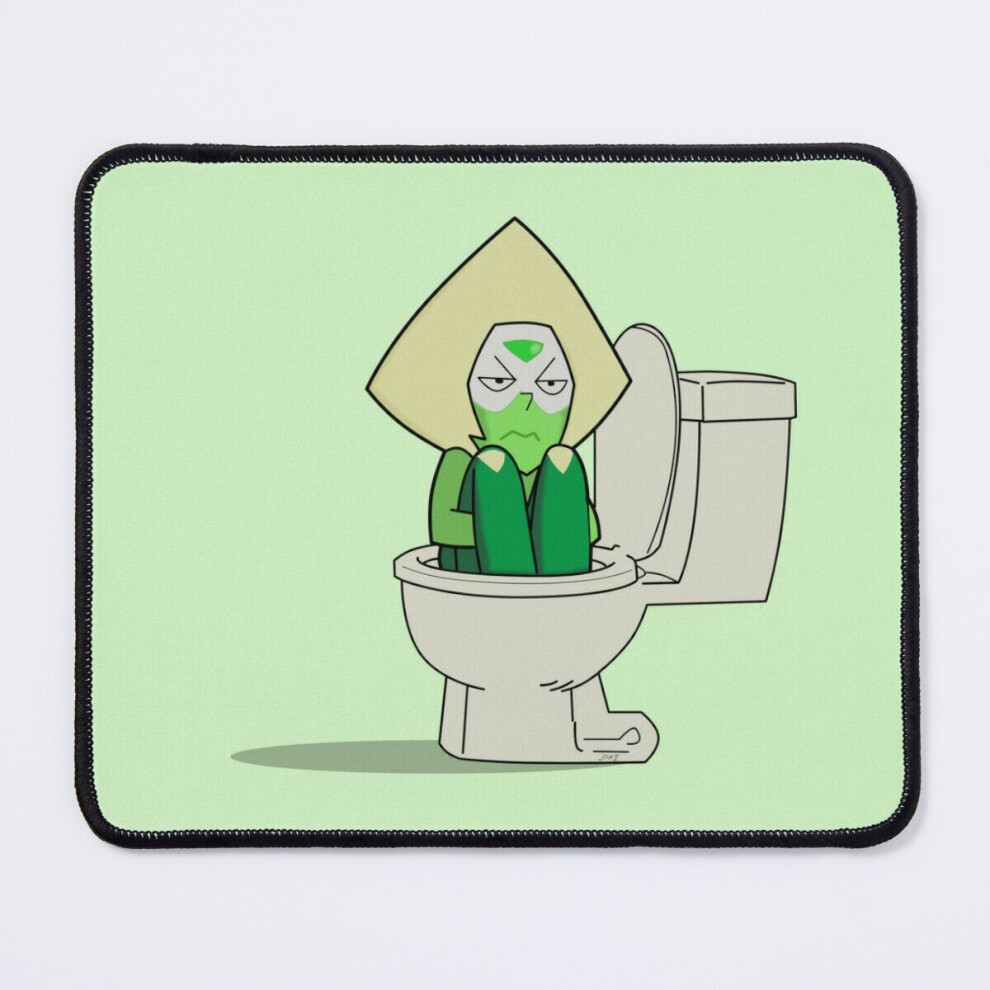 Mouse Pad Steven Universe - Peridot In The Toilet 11.8 X 9.8 Inch Computer Mat Gaming Office Mousepad 7802738157253