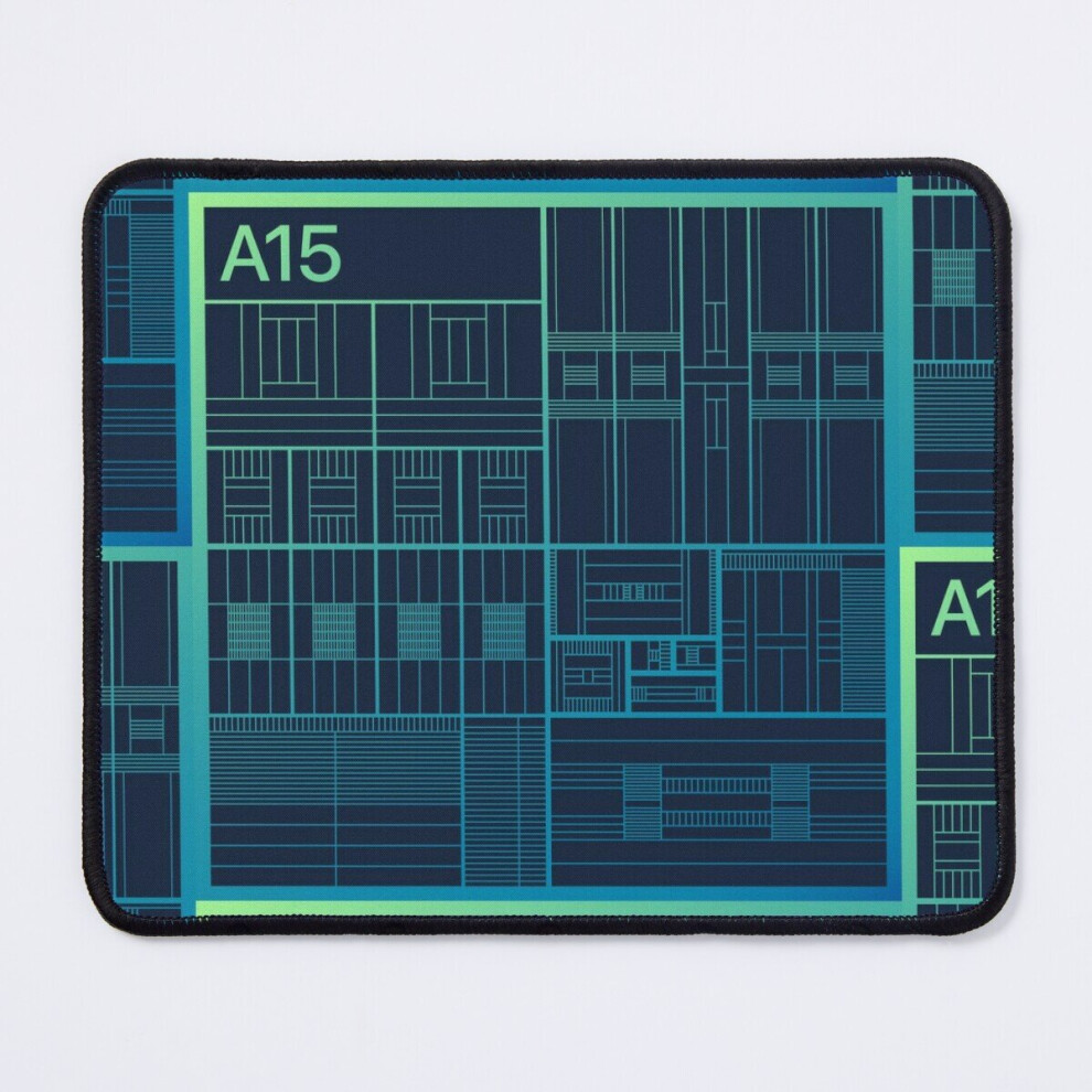 Mouse Pad Apple A15 Die Shot 11.8 X 9.8 Inch Computer Mat Gaming Office Mousepad 7802738190991