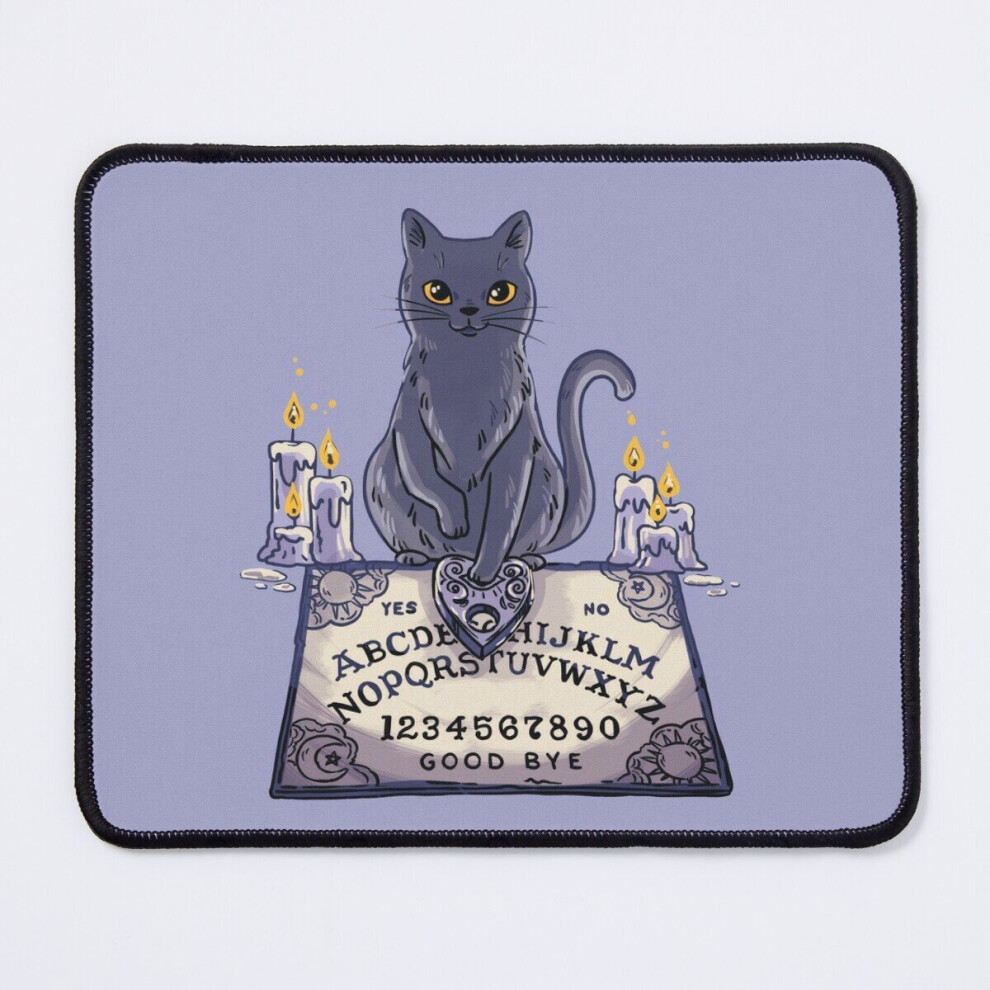 Mouse Pad Ouija Board Cat: Spooky Times 11.8 X 9.8 Inch Computer Mat Gaming Office Mousepad 7802738144338