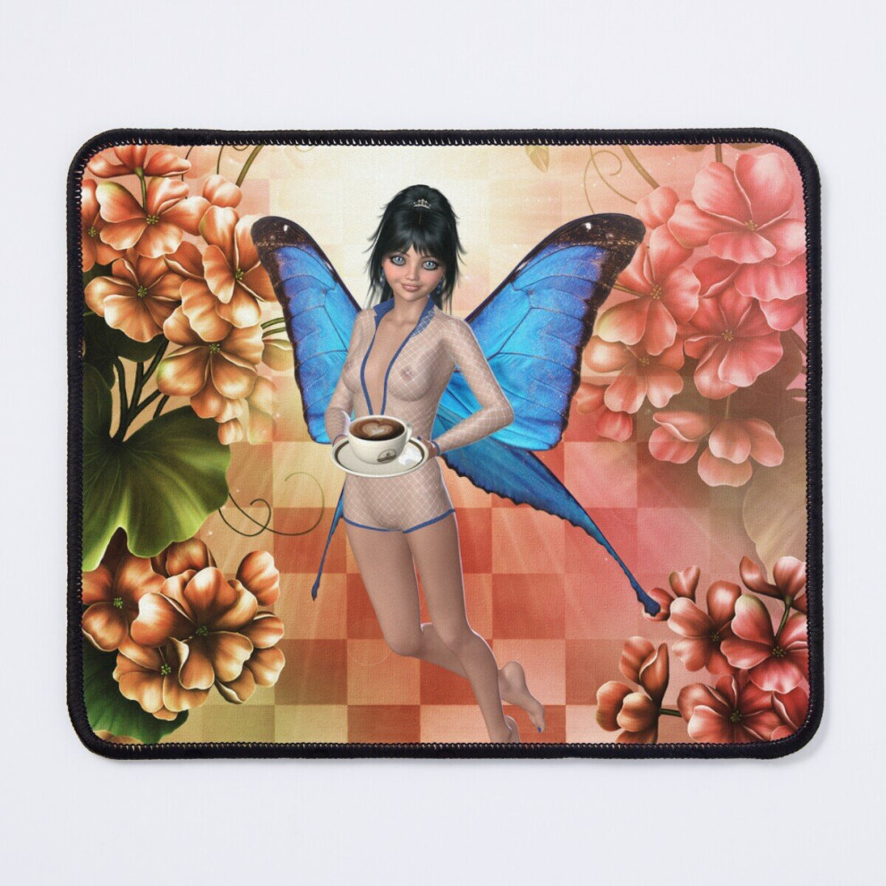 Mouse Pad Butterfly Coffee 11.8 X 9.8 Inch Computer Mat Gaming Office Mousepad 7802738193053