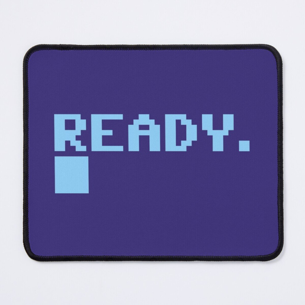 Mouse Pad Ready For 8 Bit (C64 Prompt) 11.8 X 9.8 Inch Computer Mat Gaming Office Mousepad 7802738121346