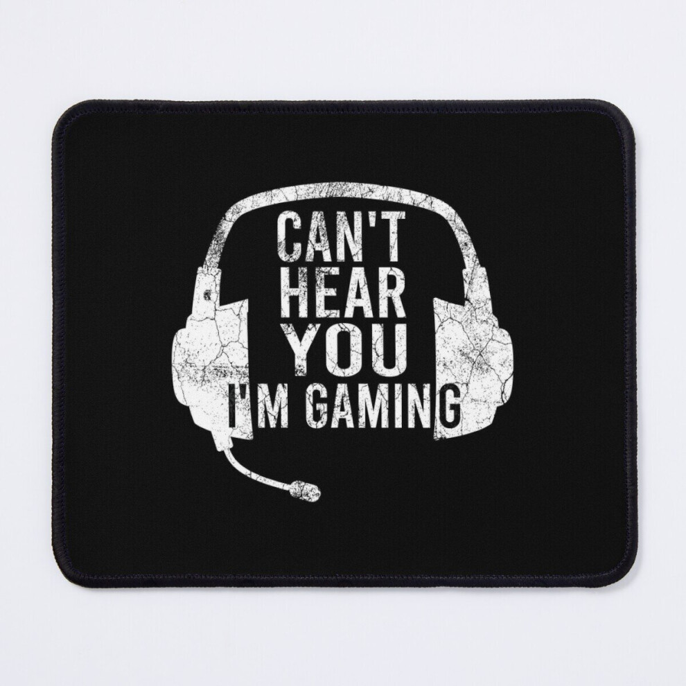 Mouse Pad Can't Hear You I'm Gaming 11.8 X 9.8 Inch Computer Mat Gaming Office Mousepad 7802738128789