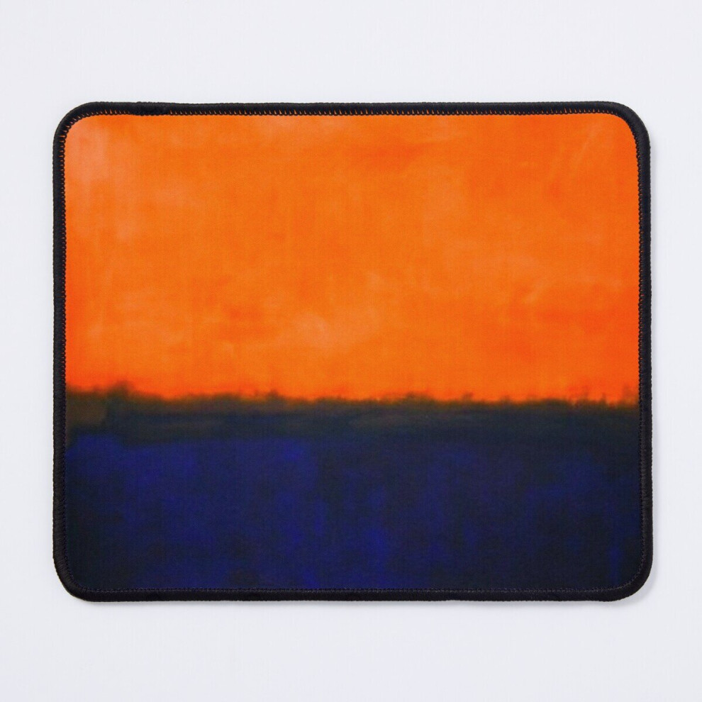 Mouse Pad Mark Rothko Painting, Navy Artwork 11.8 X 9.8 Inch Computer Mat Gaming Office Mousepad Orange/Blue 7802738164619