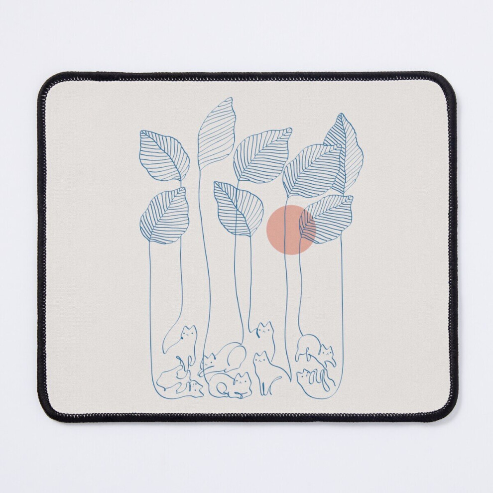 Mouse Pad Cat And Plant 40 11.8 X 9.8 Inch Computer Mat Gaming Office Mousepad 7802738208023