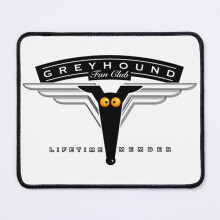 Mouse Pad Greyhound Fan Club 11.8 x 9.8 inch Computer Mat Gaming Office Mousepad