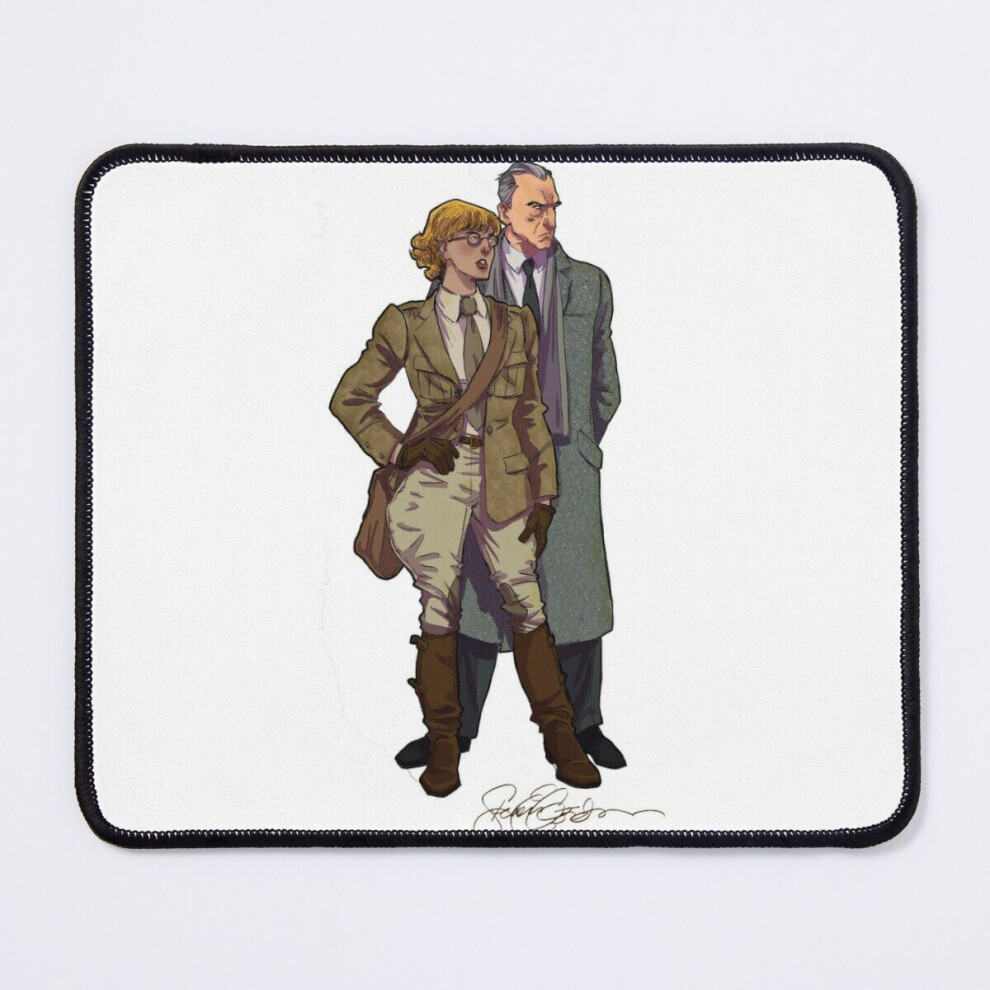 Mouse Pad Mary Russell And Sherlock Holmes 11.8 X 9.8 Inch Computer Mat Gaming Office Mousepad 7802738126327