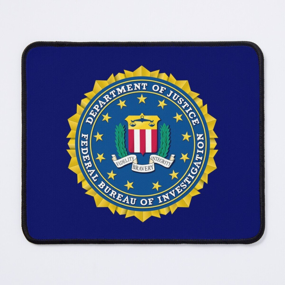 Mouse Pad Fbi Federal Bureau Of Investigation Department Of Justice Of The United States 11.8 X 9.8 Inch Computer Mat Gaming Office Mousepad 7802738180060