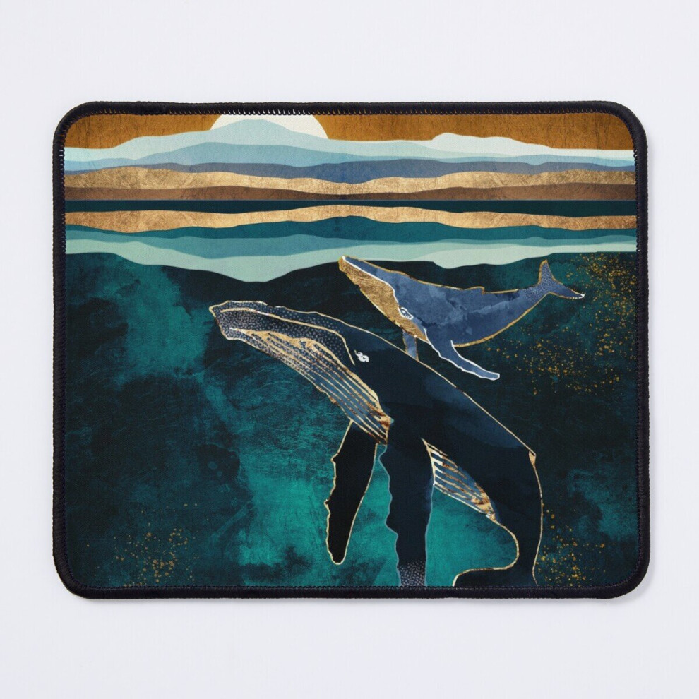 Mouse Pad Moonlit Whales 11.8 X 9.8 Inch Computer Mat Gaming Office Mousepad 7802738121377