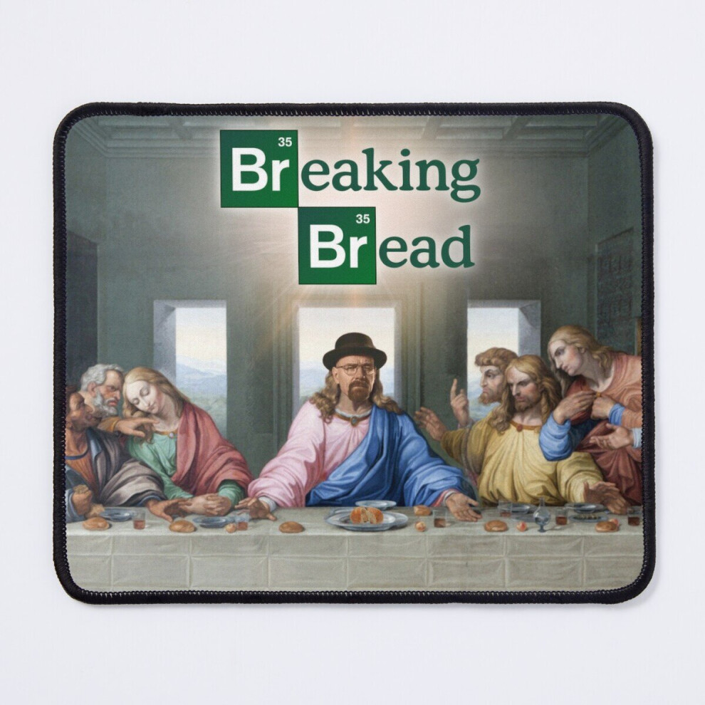 Mouse Pad Breaking Bread - Breaking Bad The Last Supper 11.8 X 9.8 Inch Computer Mat Gaming Office Mousepad 7802738118810