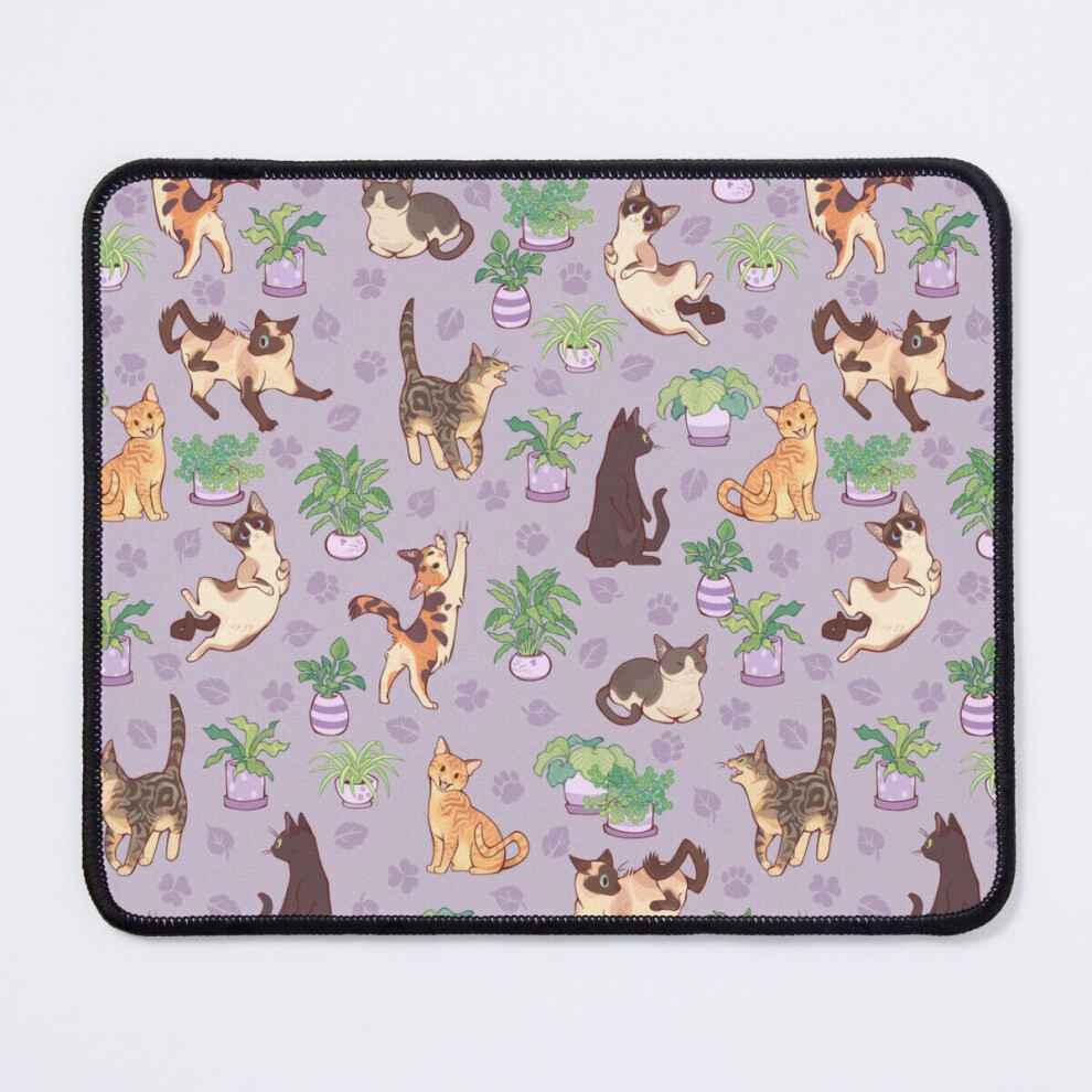 Mouse Pad Cozy Michis In 11.8 X 9.8 Inch Computer Mat Gaming Office Mousepad Lavender 7802738113808