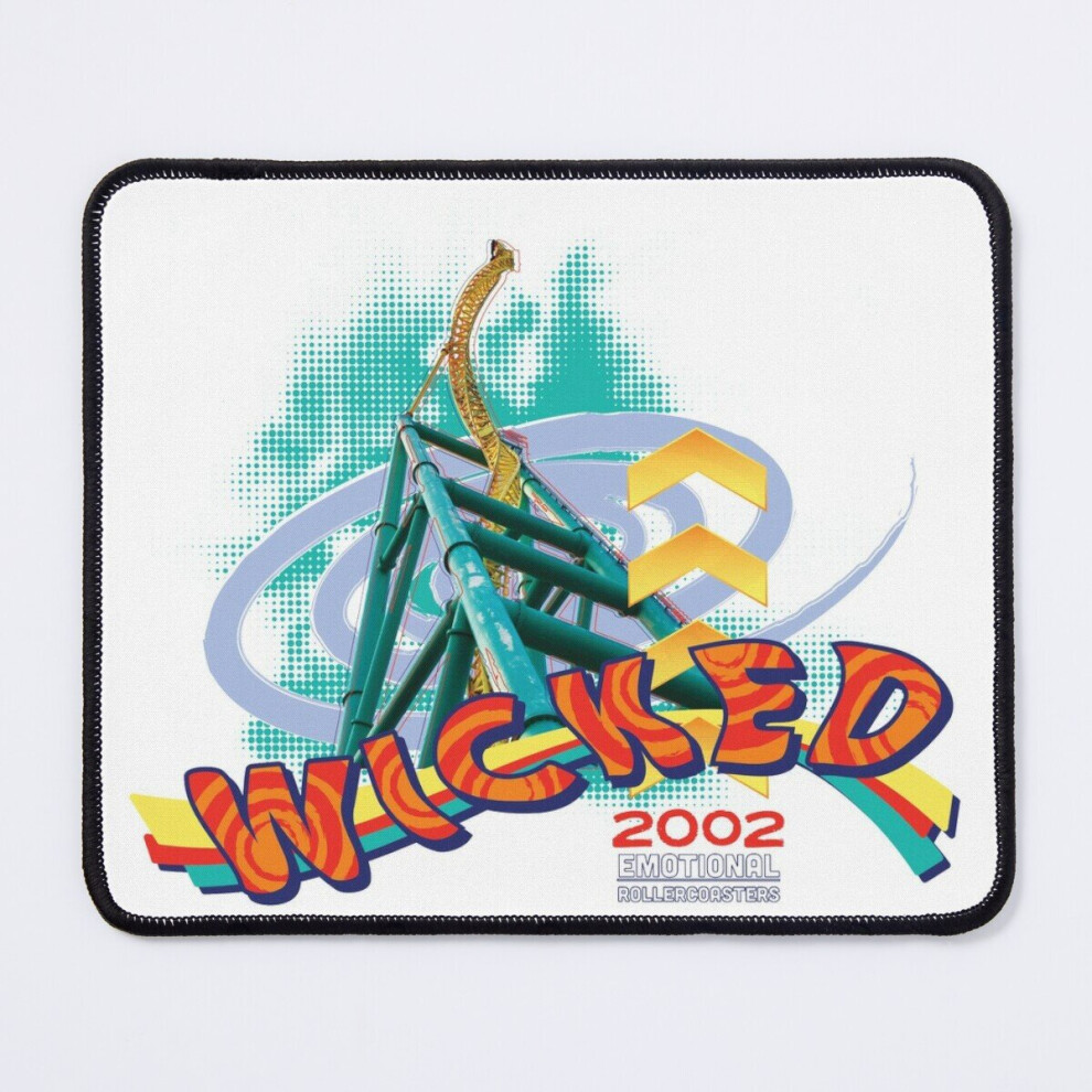 Mouse Pad Wicked Roller Coaster 11.8 X 9.8 Inch Computer Mat Gaming Office Mousepad 7802738206340
