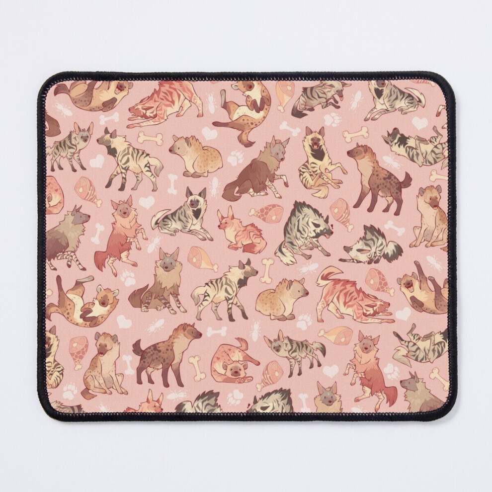 Mouse Pad Hyenas In Milky Strawberry 11.8 X 9.8 Inch Computer Mat Gaming Office Mousepad 7802738148619