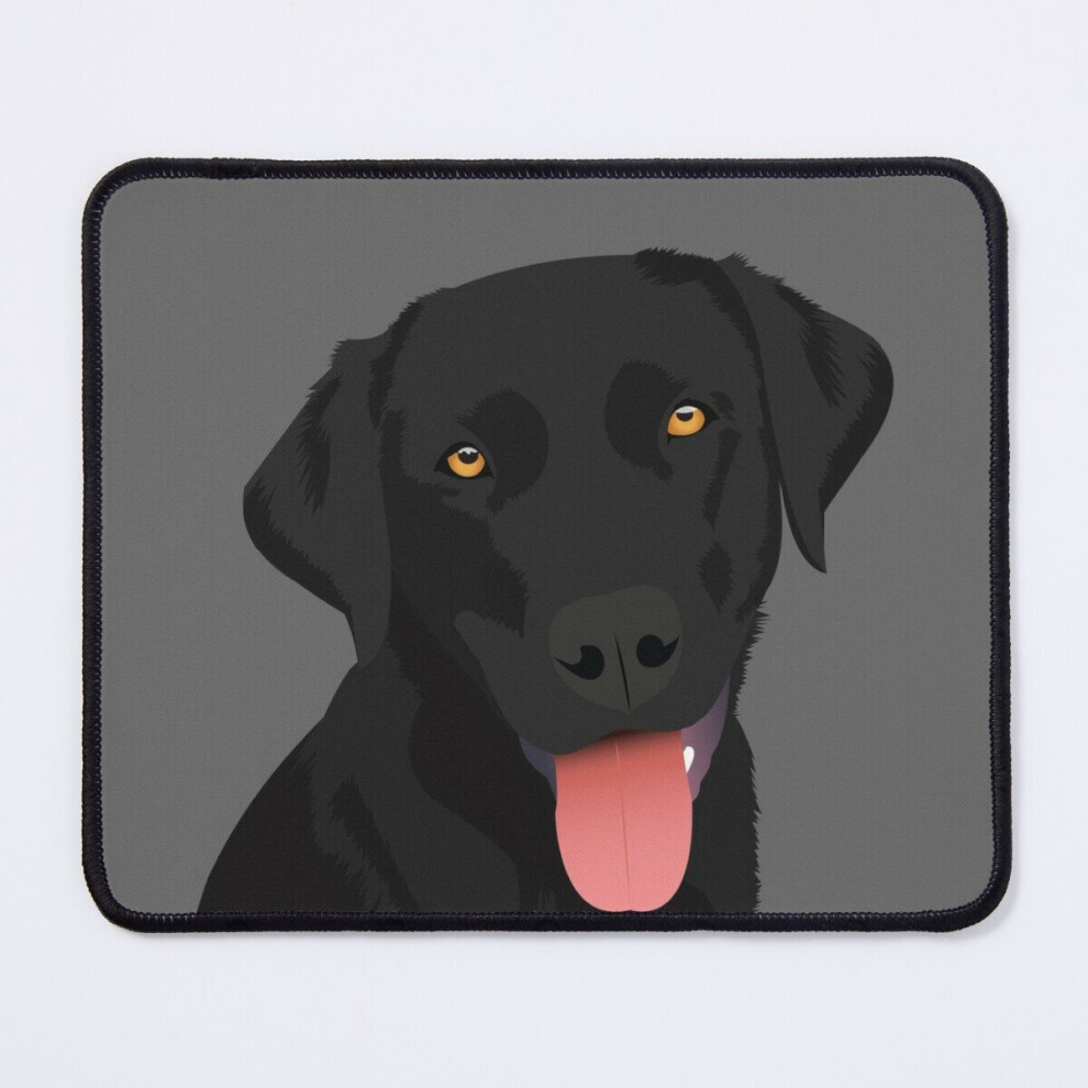 Mouse Pad Bruno The Lab 11.8 X 9.8 Inch Computer Mat Gaming Office Mousepad Black 7802738143898