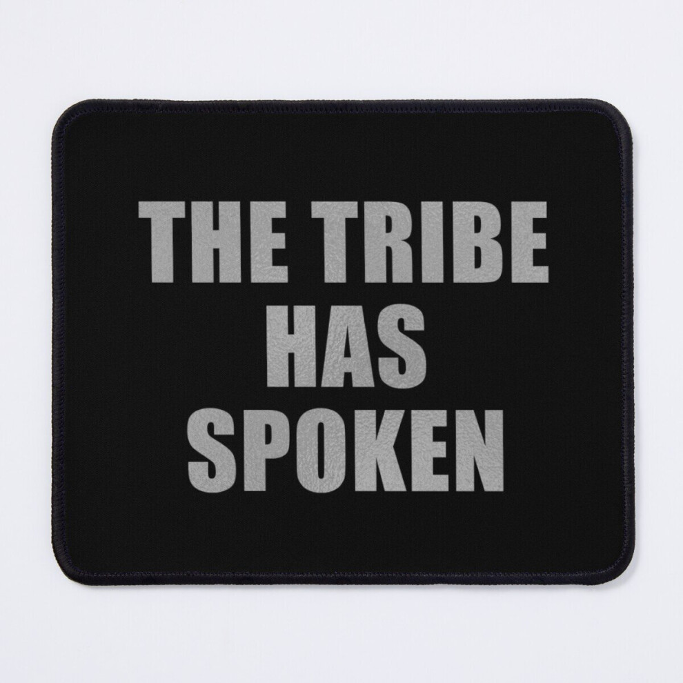 Mouse Pad The Tribe Has Spoken (Silver) 11.8 X 9.8 Inch Computer Mat Gaming Office Mousepad Silver 7802738138474