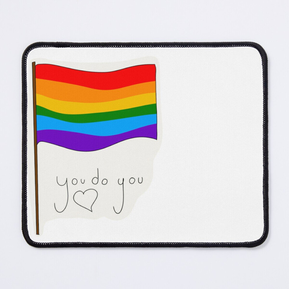 Mouse Pad Lgbtq+ Pride Flag W/ Quote 11.8 X 9.8 Inch Computer Mat Gaming Office Mousepad 7802738158830