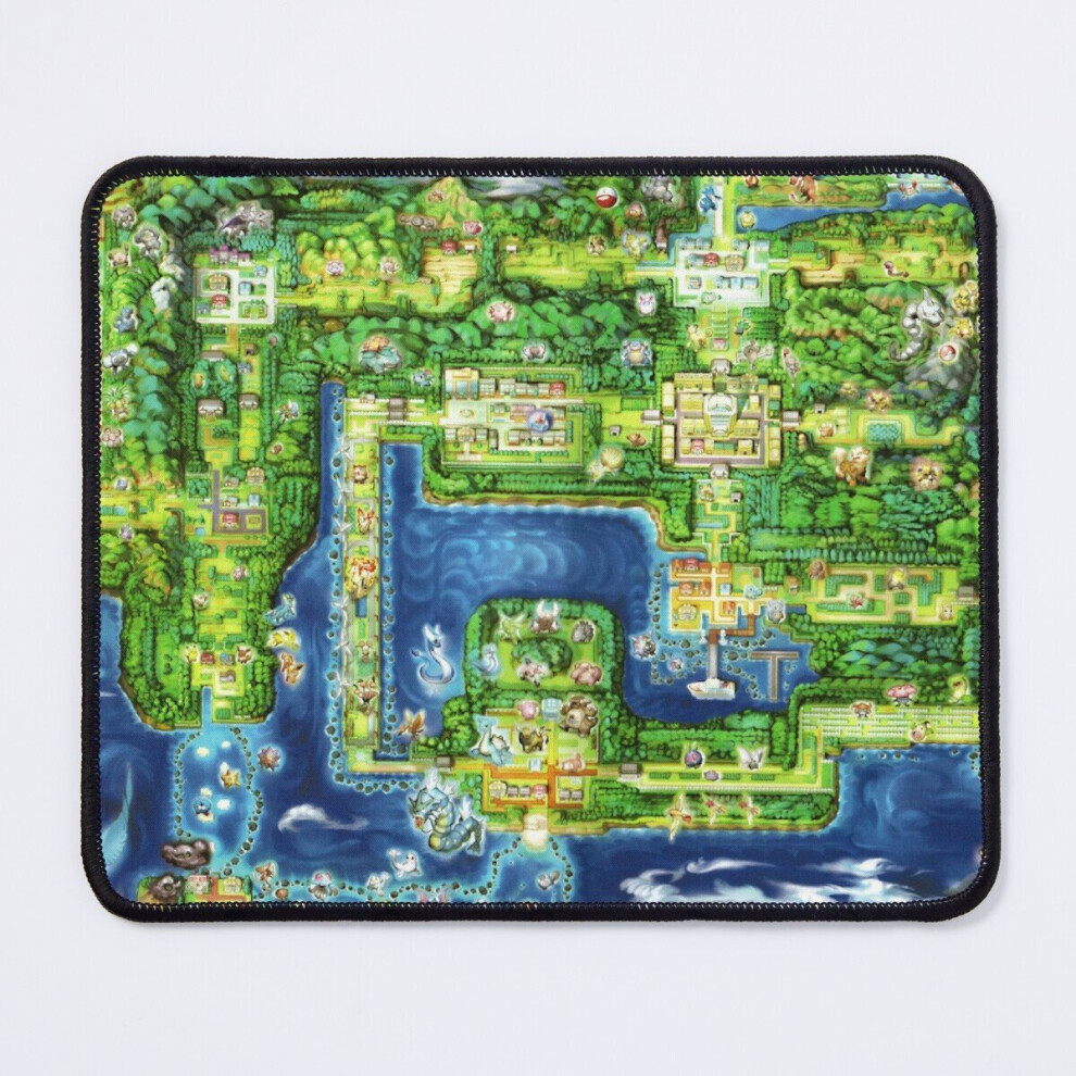 Mouse Pad Kanto Map 11.8 X 9.8 Inch Computer Mat Gaming Office Mousepad 7802738118841