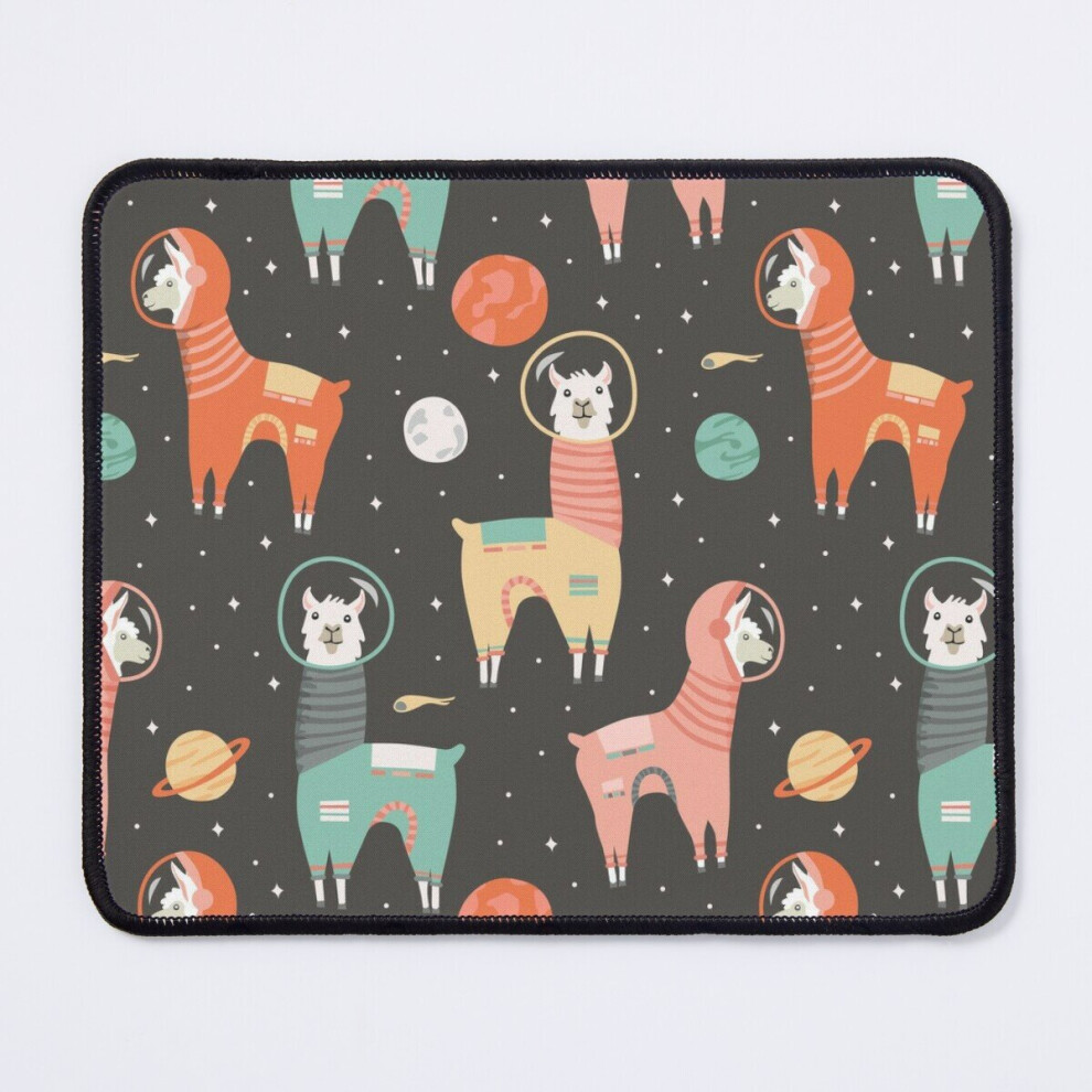 Mouse Pad Astronaut Llamas In Space 11.8 X 9.8 Inch Computer Mat Gaming Office Mousepad 7802738197372