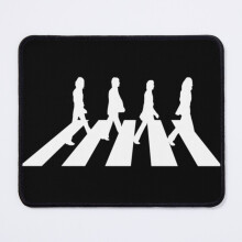 Mouse Pad Abbey Road Minimalist White Stencil|Perfect Gift|Beatles 11.8 x 9.8 inch Computer Mat Gaming Office Mousepad