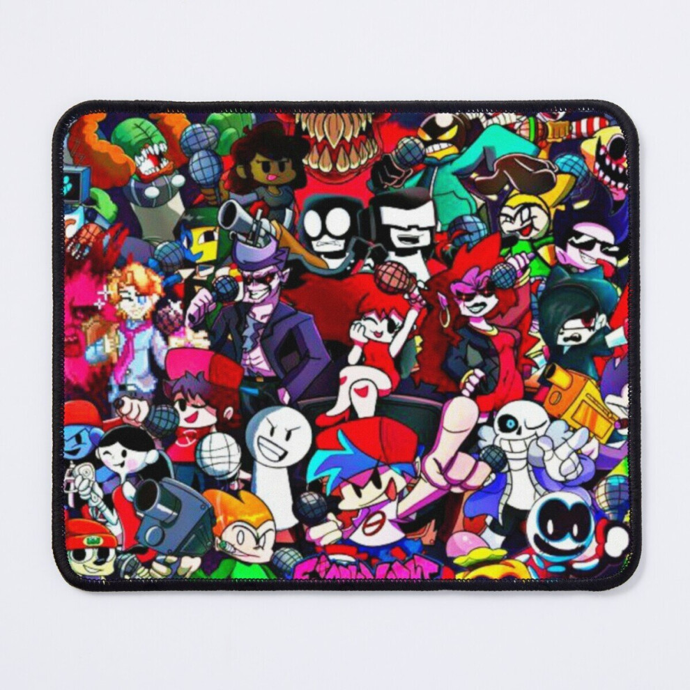 Mouse Pad Friday Night Funkin Characters Fnf Game 11.8 X 9.8 Inch Computer Mat Gaming Office Mousepad 7802738111248
